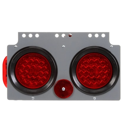 Truck-Lite Signal-Stat, Led, M/C & S/T/T Light Module W/ Side Marker, Left Hand Side, Black Pvc, 12V, Kit 9536